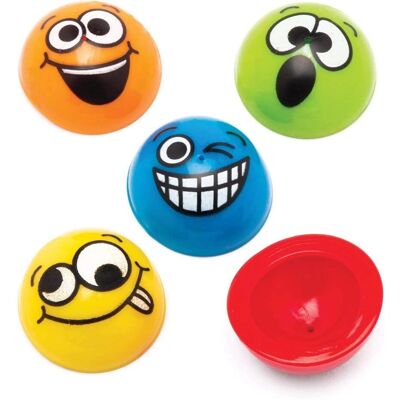 Puces sauteuses à visage amusant - Jouets de fête - Publicité Puces sauteuses à visage amusant - Jouets de fête - Publicité
