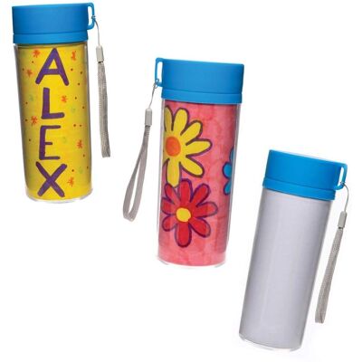 Baker Ross Modell Reisebecher - Personalisierbarer Kunststoffbecher - 16,5cm Baker Ross Modell Reisebecher - Personalisierbarer Kunststoffbecher - 16,5cm