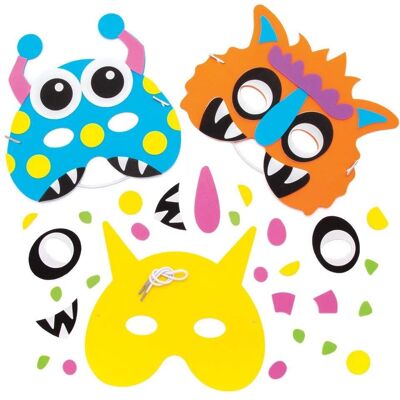 Kit de fabrication de masques de monstres pour enfants - Artisanat Halloween Kit de fabrication de masques de monstres pour enfants - Artisanat Halloween
