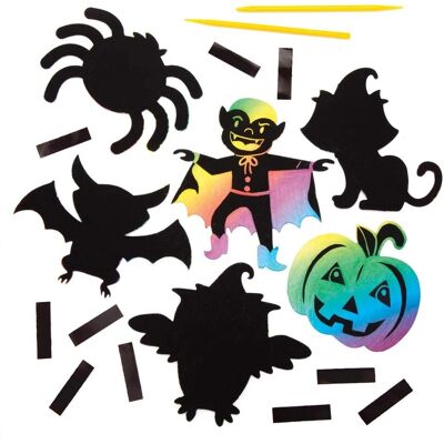 Baker Ross Halloween Magnet-Kunst-Set - 10 Kratzmagnete Baker Ross Halloween Magnet-Kunst-Set - 10 Kratzmagnete