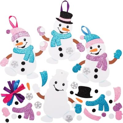 Craft Sneeuwpop Mix & Match Decoratiesets - Decoraties Craft Sneeuwpop Mix & Match Decoratiesets - Decoraties