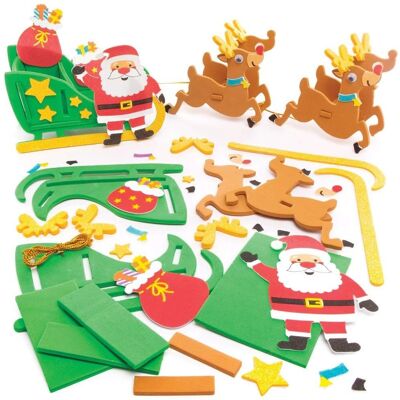 Kits de Rennes et de Traîneaux Baker Ross - Noël Kits de Rennes et de Traîneaux Baker Ross - Noël