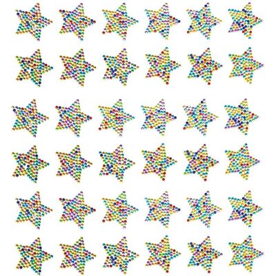 Marke Rainbow Star Kristall Edelstein Aufkleber - 12 Stück - 40 mm - Bastel Deko Marke Rainbow Star Kristall Edelstein Aufkleber - 12 Stück - 40 mm - Bastel Deko