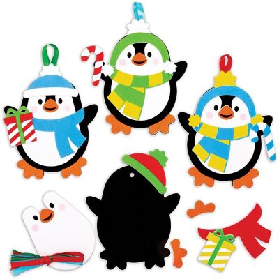 Kits de décoration pingouins Baker Ross - 6 assortiments - Décorations de fête Kits de décoration pingouins Baker Ross - 6 assortiments - Décorations de fête