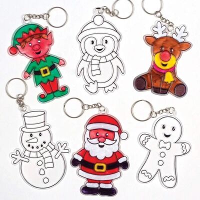Kit de Porte-clés Noël Suncatcher - Ensemble de Création Festive Kit de Porte-clés Noël Suncatcher - Ensemble de Création Festive