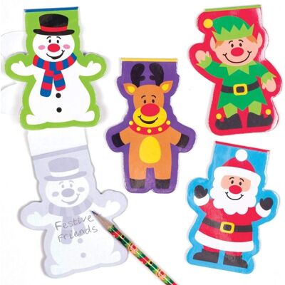 Creative Labs Kerst Mini Notitieboekjes - Set van 8 Creative Labs Kerst Mini Notitieboekjes - Set van 8