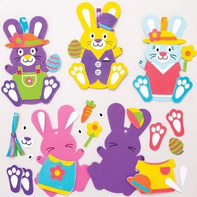 Kit de Décoration de Lapins de Pâques Baker Ross - Activité Manuelle pour Enfants Kit de Décoration de Lapins de Pâques Baker Ross - Activité Manuelle pour Enfants