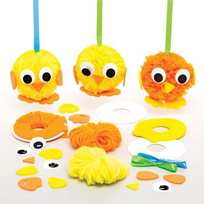 Baker Ross Osterküken Pom Pom Bastelset - Kreativ Aktivität Baker Ross Osterküken Pom Pom Bastelset - Kreativ Aktivität