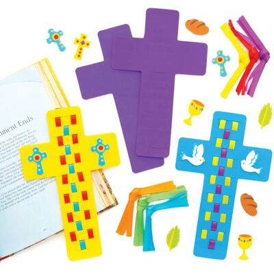 Bibel-Lesezeichen-Bastelsets „Karwoche“ (6 Stück) - aus Moosgummi Bibel-Lesezeichen-Bastelsets „Karwoche“ (6 Stück) - aus Moosgummi