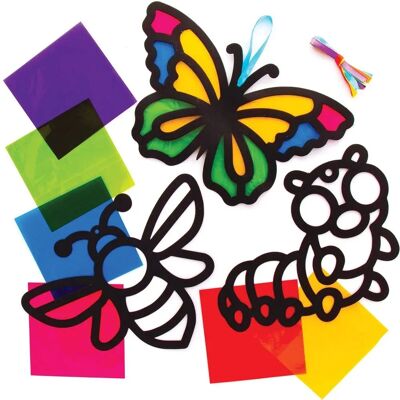 Baker Ross Kits de Décoration en Verre d'Insectes - Pack de 6 Baker Ross Kits de Décoration en Verre d'Insectes - Pack de 6