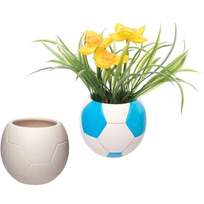 Pots de fleurs en céramique football Baker Ross - 2 pièces - Publicité Pots de fleurs en céramique football Baker Ross - 2 pièces - Publicité