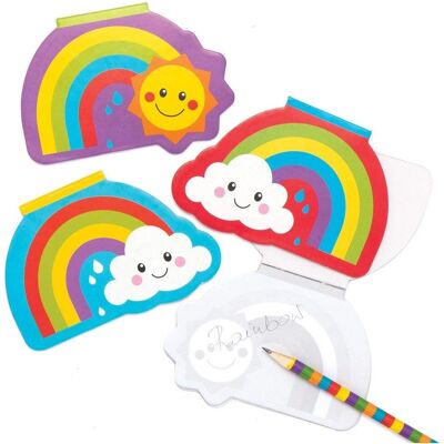 Creative Labs Bloc-Notes Arc-en-Ciel - Pack de 12 - Designs Variés - Cahier Creative Labs Bloc-Notes Arc-en-Ciel - Pack de 12 - Designs Variés - Cahier