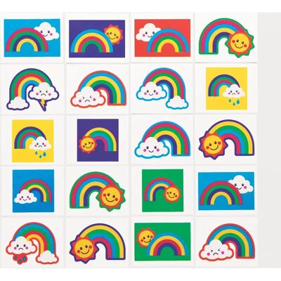 Baker Ross Regenbogen-Tattoos - 60 Verschiedene Designs Baker Ross Regenbogen-Tattoos - 60 Verschiedene Designs