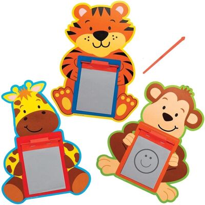 Baker Ross Animaux de la Jungle Tablettes Magiques - 12 Unités Baker Ross Animaux de la Jungle Tablettes Magiques - 12 Unités