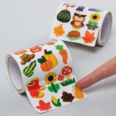 Craft Woodland Animal Sticker Roll - 600 Autocollants Craft Woodland Animal Sticker Roll - 600 Autocollants