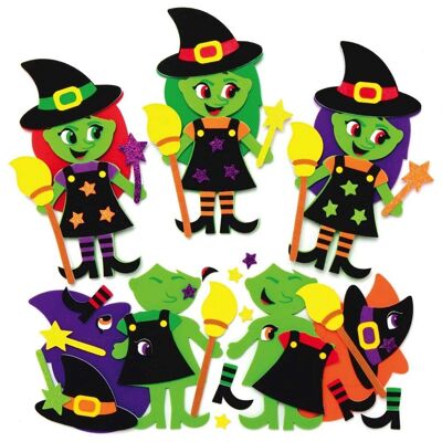 Hexen Mix & Match Magnet-Sets - Halloween Bastelset Hexen Mix & Match Magnet-Sets - Halloween Bastelset