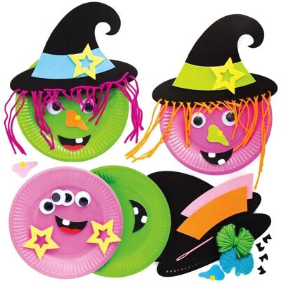 Boszorkány tányér díszítő készletek - Halloween Boszorkány tányér díszítő készletek - Halloween