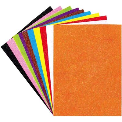 Feuilles de Filtre Pailleté Baker Ross - Pack de 10 - 30x23cm Feuilles de Filtre Pailleté Baker Ross - Pack de 10 - 30x23cm