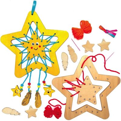 Craft Star Holz Traumfänger-Bastelsets - Set aus 4, Holz, Traumfänger Craft Star Holz Traumfänger-Bastelsets - Set aus 4, Holz, Traumfänger