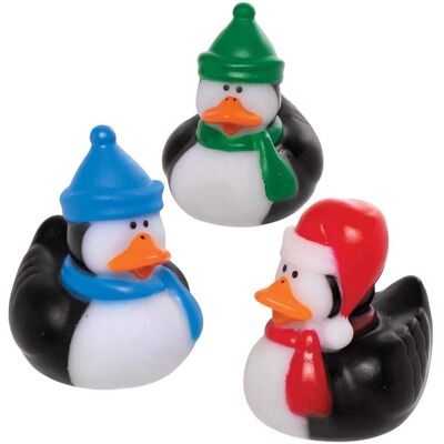 Baker Ross Pinguin Gummienten - Packung mit 6 - Gelb Baker Ross Pinguin Gummienten - Packung mit 6 - Gelb