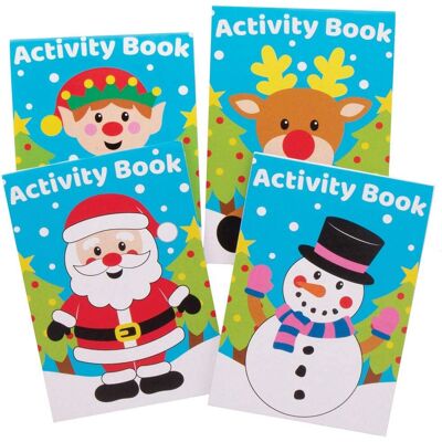 Livres d'activités de Noël mini de Creative Labs - Designs variés - 20 pages Livres d'activités de Noël mini de Creative Labs - Designs variés - 20 pages