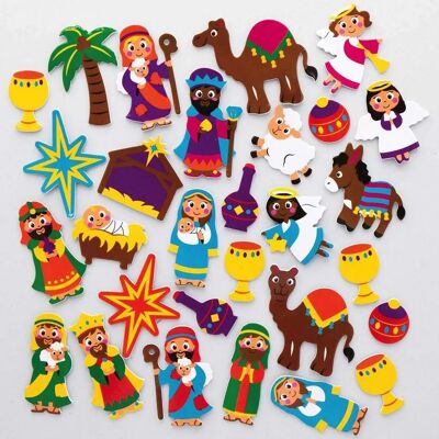 Baker Ross Nativity Foam Stickers - 200 Baker Ross Nativity Foam Stickers - 200