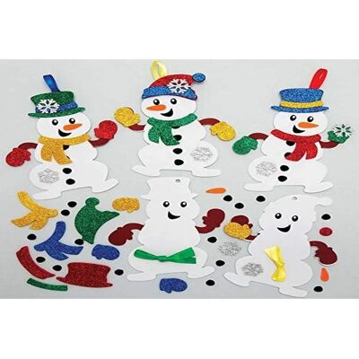 Kits de décoration bonhomme de neige à suspendre - Décorations Kits de décoration bonhomme de neige à suspendre - Décorations