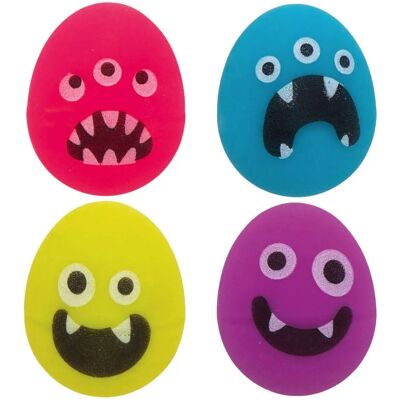 Monster Flummis - 10 Stück, Verschiedene Designs Monster Flummis - 10 Stück, Verschiedene Designs