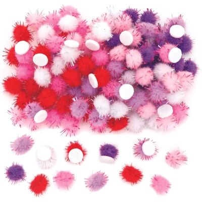 Pompons à paillettes autocollants Baker Ross - 150 pièces - Multicolores - 10mm - Fournitures d'artisanat Pompons à paillettes autocollants Baker Ross - 150 pièces - Multicolores - 10mm - Fournitures d'artisanat