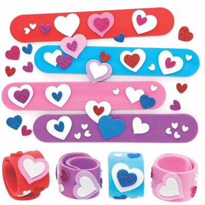 Bunte Herz-Schnapparmband-Bastelsets - Valentinstag Geschenk Bunte Herz-Schnapparmband-Bastelsets - Valentinstag Geschenk