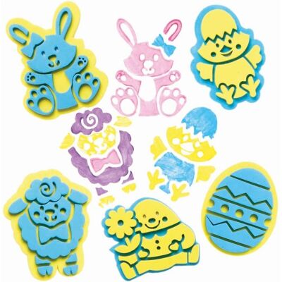 Baker Ross Ostern Schaumstempel-Set - 10 Motive Baker Ross Ostern Schaumstempel-Set - 10 Motive