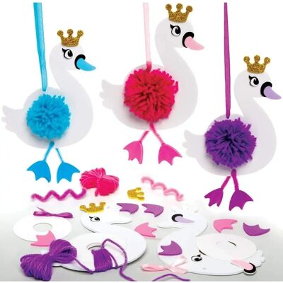 Kit de Pompons Princesses Cygne Baker Ross - Artisanat Kit de Pompons Princesses Cygne Baker Ross - Artisanat