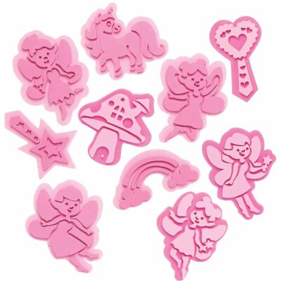 Baker Ross Tampons en mousse de fée (Paquet de 10) Baker Ross Tampons en mousse de fée (Paquet de 10)