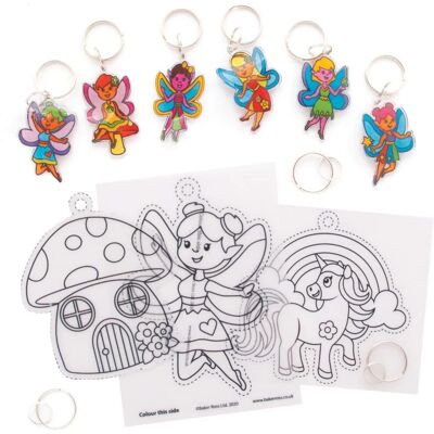 Craft Fairy Super Shrink Keyrings - 8 Stück Craft Fairy Super Shrink Keyrings - 8 Stück