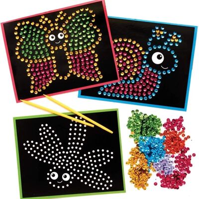 Kit de Création d'Insectes à Paillettes Baker Ross - 4 Modèles Kit de Création d'Insectes à Paillettes Baker Ross - 4 Modèles