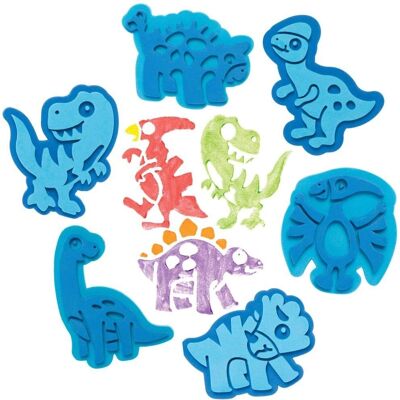 Baker Ross Dinosaurier Foam Stempel - Verschiedene Farben - 7,5-11cm - Bastelwerkzeug Baker Ross Dinosaurier Foam Stempel - Verschiedene Farben - 7,5-11cm - Bastelwerkzeug