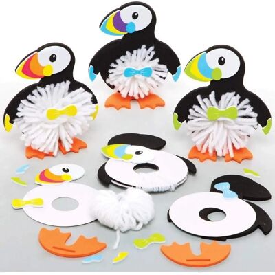 Papageientaucher Bommel-Set - Bastelset Papageientaucher Bommel-Set - Bastelset