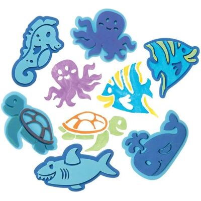 Sealife Schaumstempel - Meeresbewohner-Set (10 Stück) Sealife Schaumstempel - Meeresbewohner-Set (10 Stück)