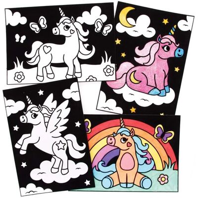 Craft Einhorn Fuzzy Kunst - Packung mit 10 Craft Einhorn Fuzzy Kunst - Packung mit 10