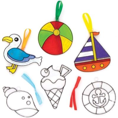 Baker Ross Attrape-soleil Bord de Mer - 10 pièces Baker Ross Attrape-soleil Bord de Mer - 10 pièces