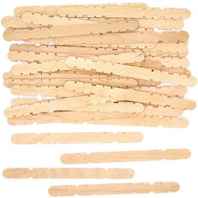 Bâtons de Construction en Bois Naturel - Outils de Modélisme Bâtons de Construction en Bois Naturel - Outils de Modélisme