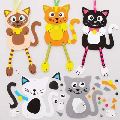 Kit de décoration pour chat avec pattes pendantes - 19cm Kit de décoration pour chat avec pattes pendantes - 19cm
