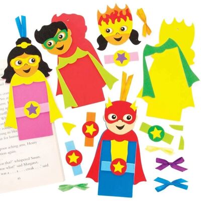 Baker Ross Heldenboekmerken Set - 5 Stuks - Creatieve Kinderspeelgoed Baker Ross Heldenboekmerken Set - 5 Stuks - Creatieve Kinderspeelgoed