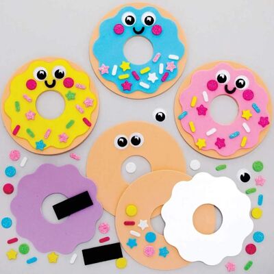 Baker Ross Modell FE406 Bunte Donut-Magnet-Set - Donut Magnet Kit Baker Ross Modell FE406 Bunte Donut-Magnet-Set - Donut Magnet Kit