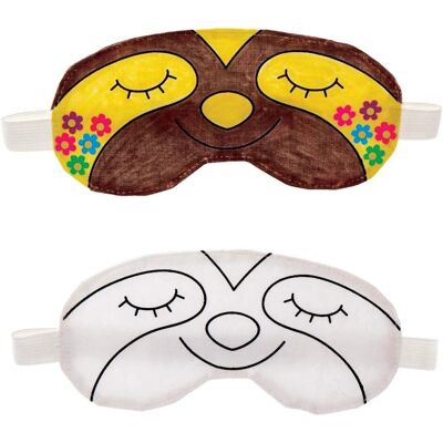 Baker Ross Maschera per gli Occhi Bradipo - 2 Pezzi, Aiuto al Sonno, Artigianato per Bambini Baker Ross Maschera per gli Occhi Bradipo - 2 Pezzi, Aiuto al Sonno, Artigianato per Bambini