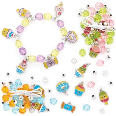 Baker Ross Kits de pulseras de dulces - Pack de 3 Baker Ross Kits de pulseras de dulces - Pack de 3