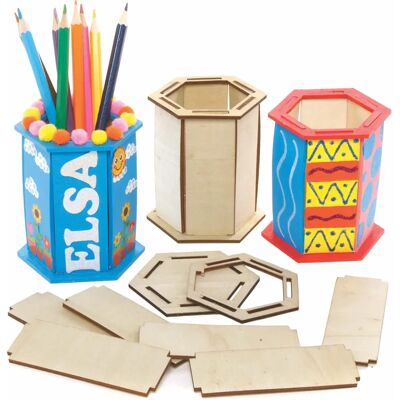 Kits de pot de stylo en bois - Fournitures d'art Kits de pot de stylo en bois - Fournitures d'art