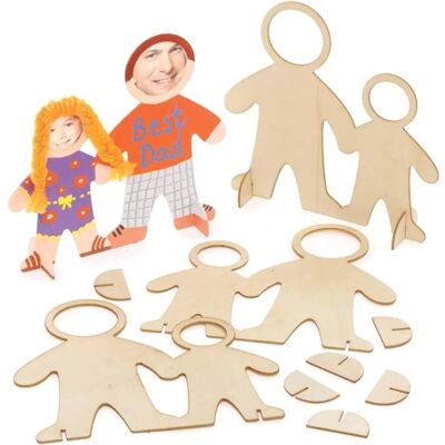 Kits de cadres photo en bois - Pack de 4 Kits de cadres photo en bois - Pack de 4