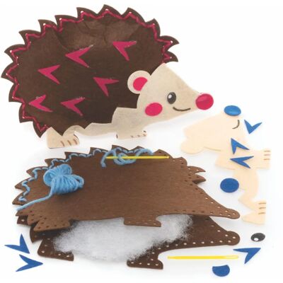 Baker Ross Igelkottkudde Sy Set - 2 Pack Baker Ross Igelkottkudde Sy Set - 2 Pack