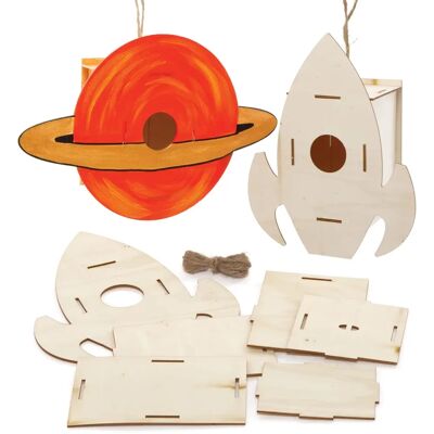 Kits de nichoirs en bois du système solaire - Kits Kits de nichoirs en bois du système solaire - Kits